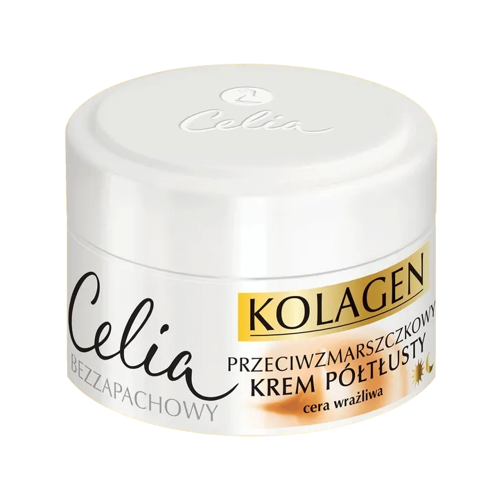 CELIA Kolagen przeciwzmarszczkowy krem półtłusty 50ml