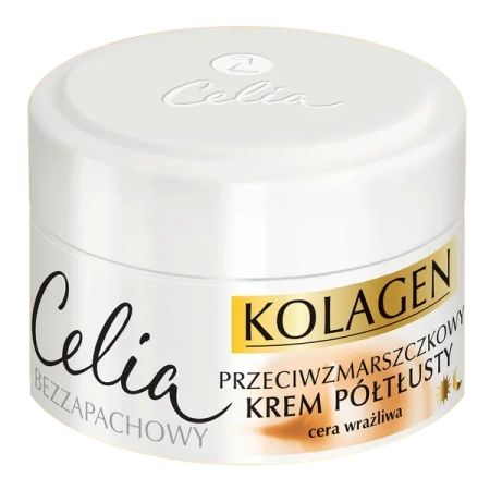 CELIA Kolagen przeciwzmarszczkowy krem półtłusty 50ml