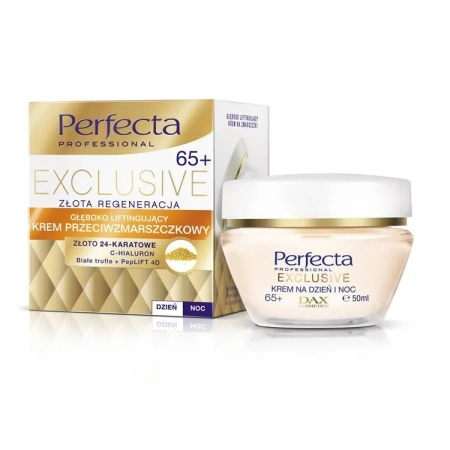 DAX Perfecta Exclusive Złota Regeneracja 65+ krem przeciwzmarszczkowy 50ml