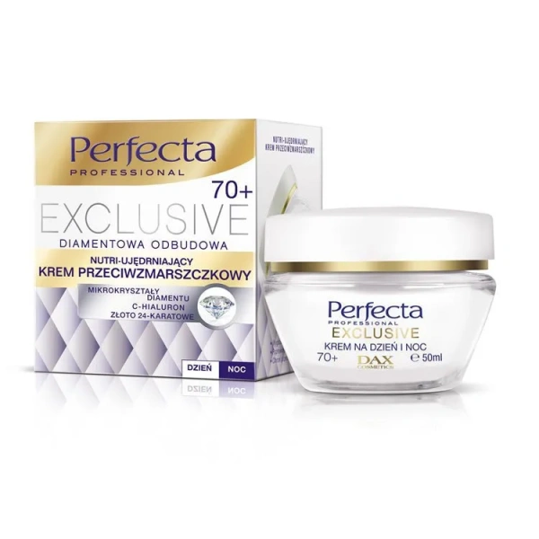 DAX Perfecta Exclusive Diamentowa Odbudowa 70+ krem przeciwzmarszczkowy 50ml 