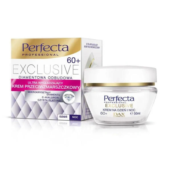 DAX Perfecta Exclusive Diamentowa Odbudowa 60+ krem przeciwzmarszczkowy 50ml