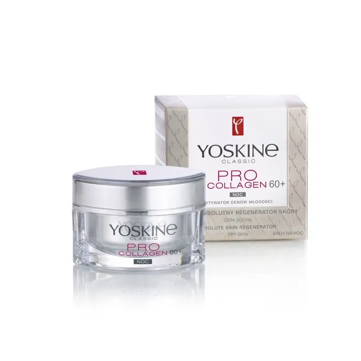 DAX Yoskine Pro Collagen 60+ reduktor głębokich zmarszczek krem na noc  50ml