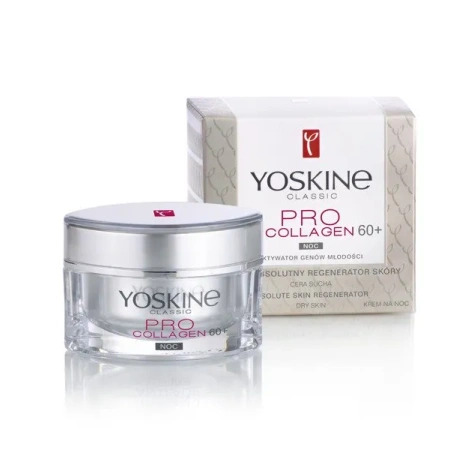 DAX Yoskine Pro Collagen 60+ reduktor głębokich zmarszczek krem na noc  50ml