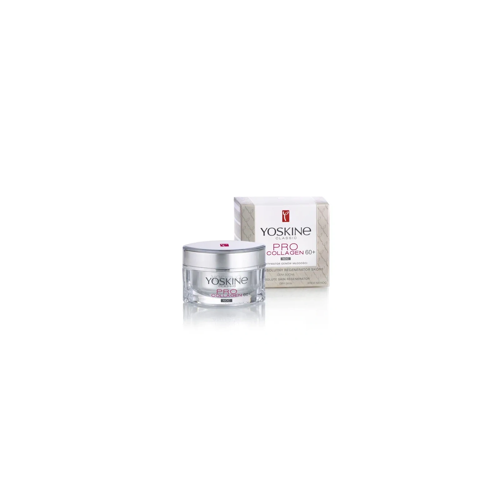 DAX Yoskine Pro Collagen 60+ reduktor głębokich zmarszczek krem na noc  50ml