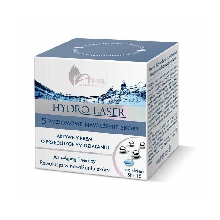 AVA Hydro Laser aktywny krem o przedłużonym działaniu na dzień 50ml