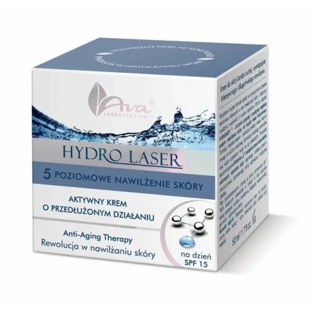 AVA Hydro Laser aktywny krem o przedłużonym działaniu na dzień 50ml