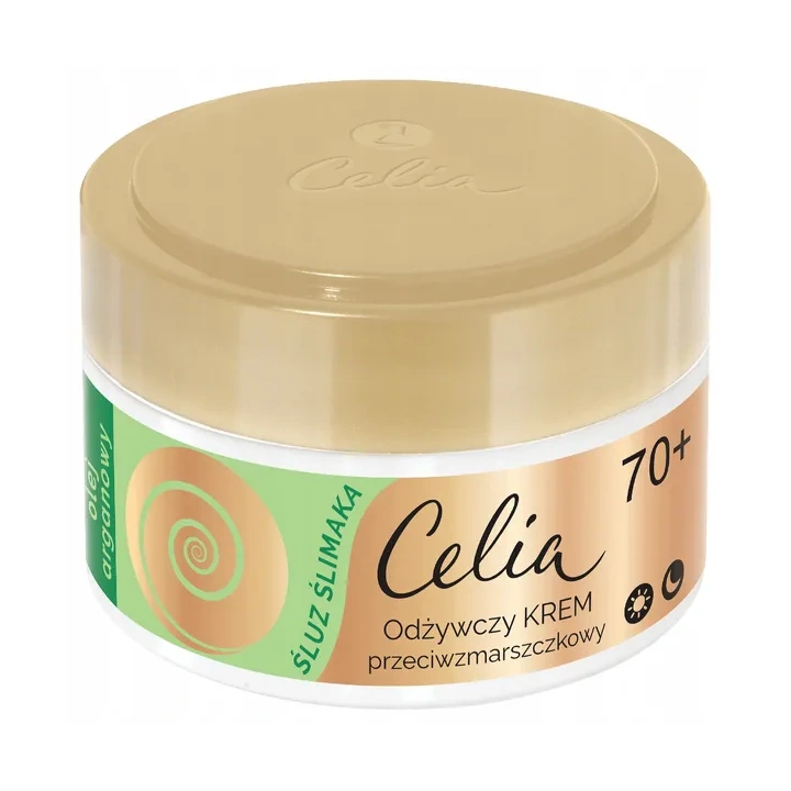 CELIA Śluz Ślimaka 70+ odżywczy krem przeciwzmarszczkowy 50ml