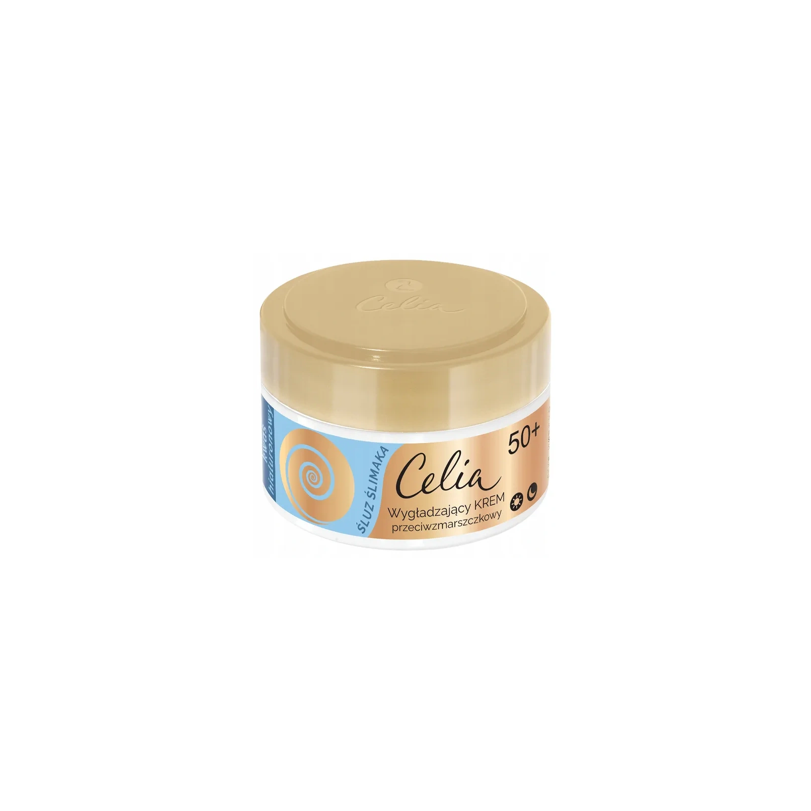 CELIA Śluz Ślimaka 50+ wygładzający krem przeciwzmarszczkowy 50ml