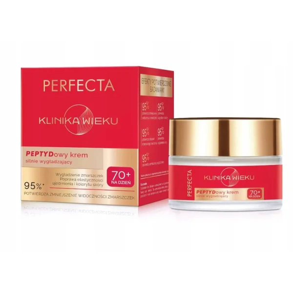 DAX Perfecta Klinika Wieku 70+ peptydowy krem silnie wygładzający na dzień 50ml