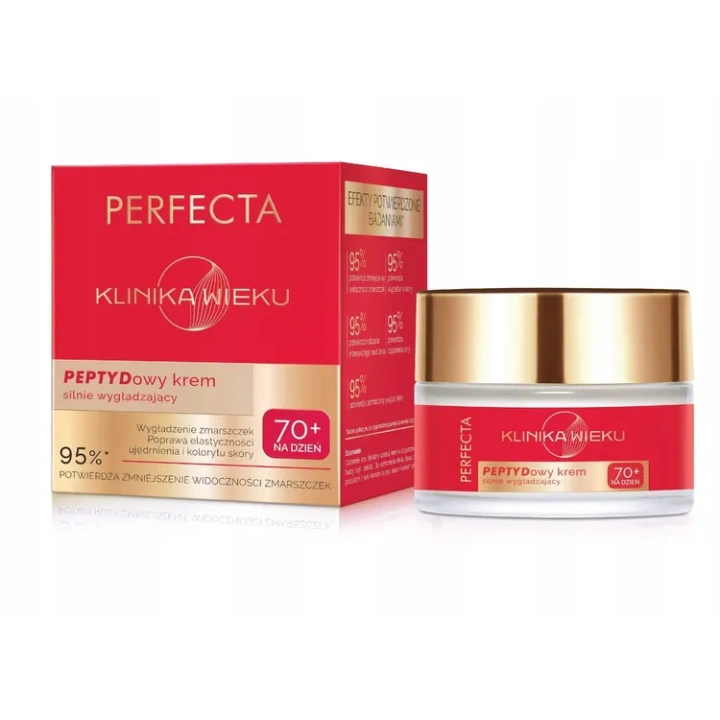 DAX Perfecta Klinika Wieku 70+ peptydowy krem silnie wygładzający na dzień 50ml