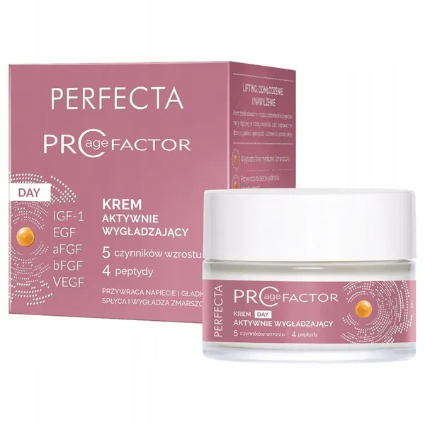 Dax DAX Perfecta Pro Age Factor krem aktywnie wygładzający na dzień 50ml — Składniki i ocena