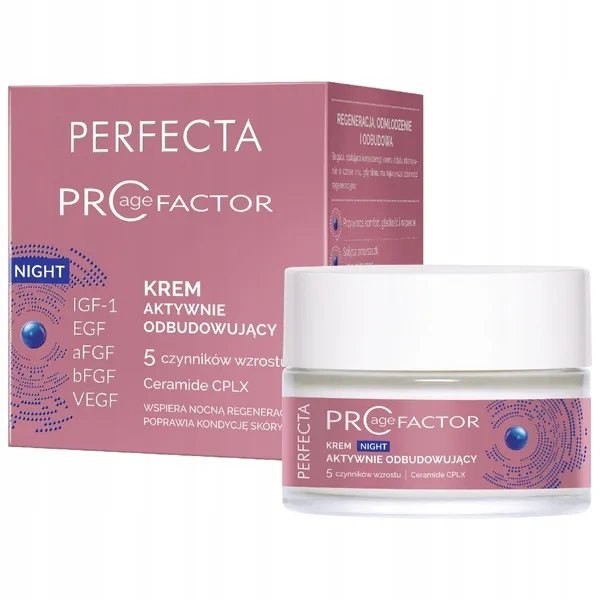 Dax DAX Perfecta Pro Age Factor krem aktywnie odbudowujący na noc 50ml — Inhaltsstoffe i ocena