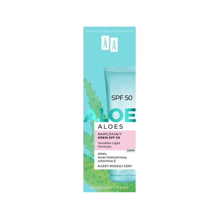 AA Aloes nawilżający krem SPF 50 50ml