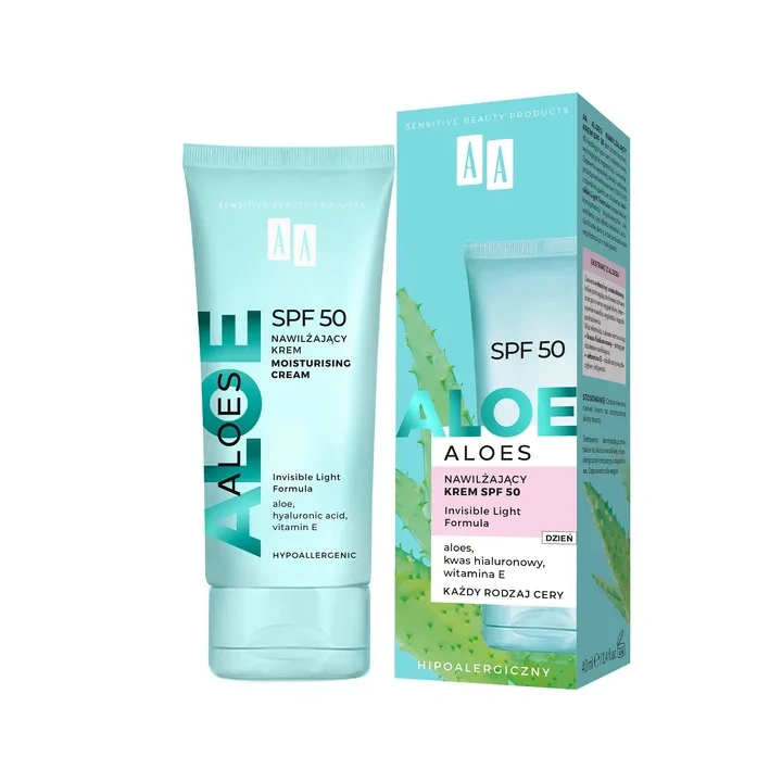 AA Aloes nawilżający krem SPF 50 50ml