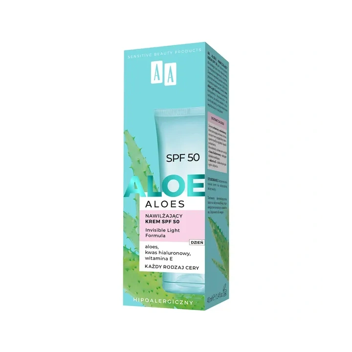 AA Aloes nawilżający krem SPF 50 50ml