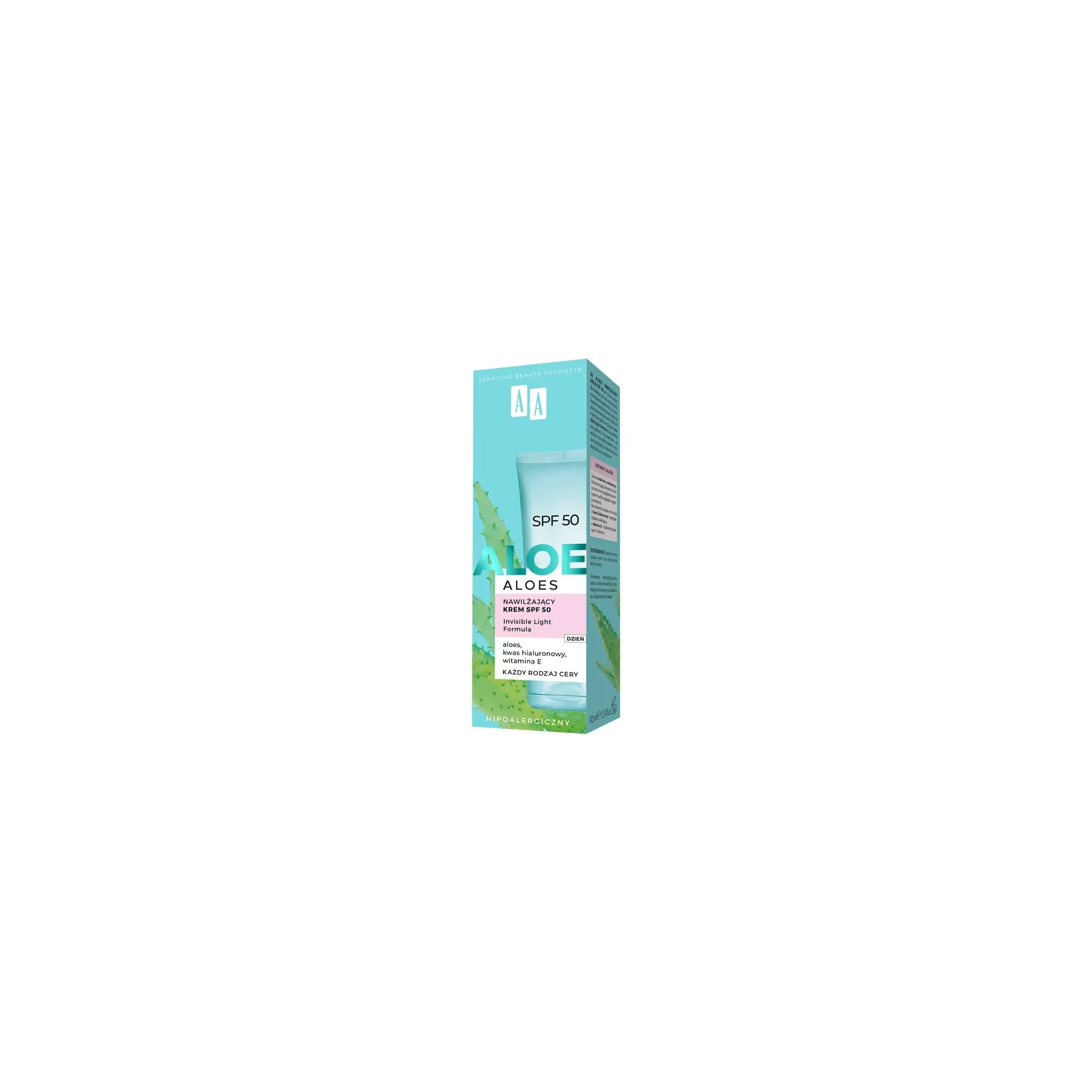 AA Aloes nawilżający krem SPF 50 50ml