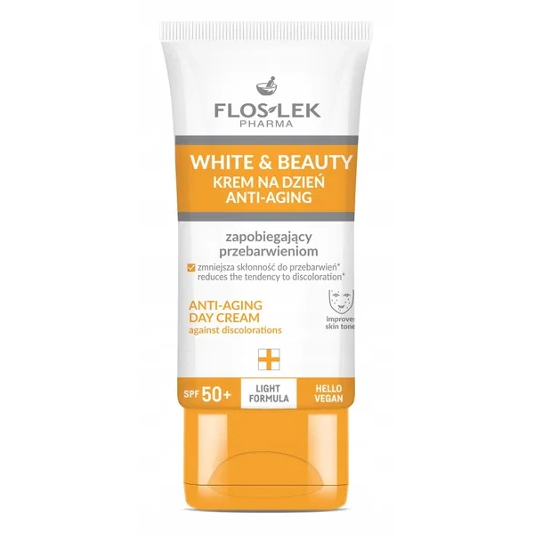 FLOSLEK White & Beauty krem zapobiegający przebarwieniom SPF 50 30ml