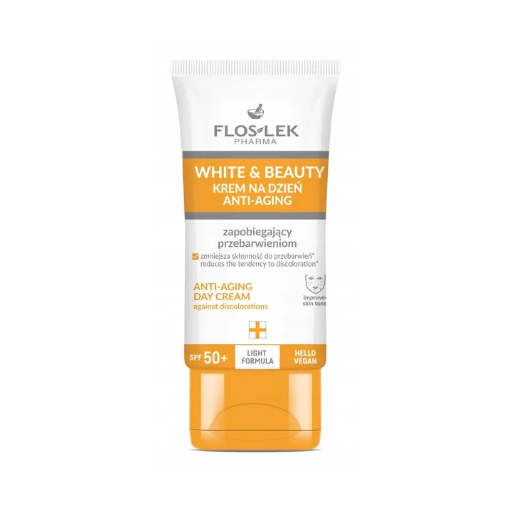 FLOSLEK White & Beauty krem zapobiegający przebarwieniom SPF 50 30ml