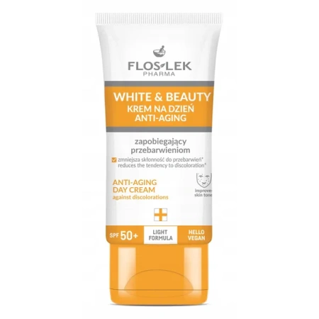 FLOSLEK White & Beauty krem zapobiegający przebarwieniom SPF 50 30ml