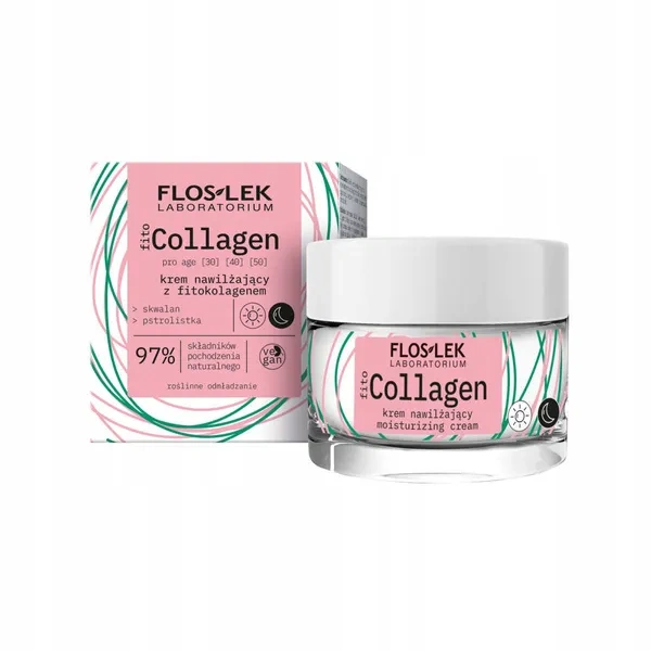 FlosLek FLOSLEK Fito Collagen krem nawilżający na dzień i na noc Pro Age 50ml