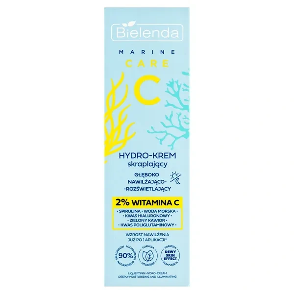 BIELENDA C Marine Care hydro-krem nawilżająco-rozświetlający 50ml