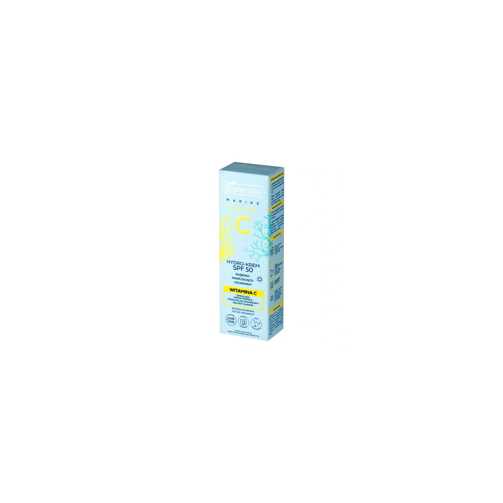 BIELENDA C Marine Care hydro krem nawilżający ochronny SPF 50 40ml