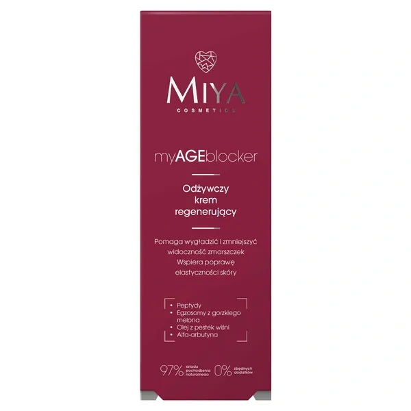 MIYA MIYA MyAGEblocker pflegend regenerierende Creme 50ml — Inhaltsstoffe und Bewertung