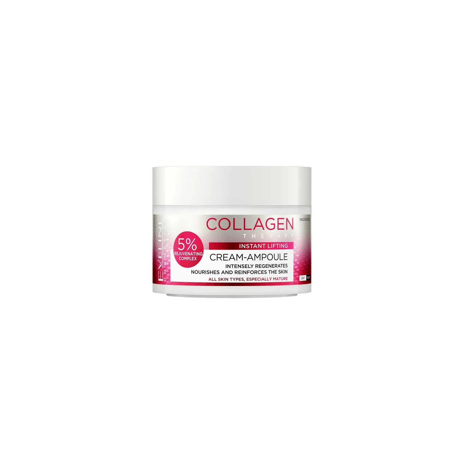 EVELINE Kolagen Therapy krem-ampułka intensywnie odmładzający 5% 50ml
