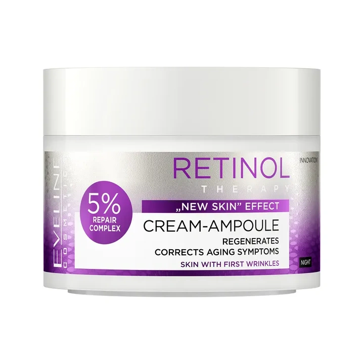 EVELINE Retinol Therapy krem-ampułka 5% Kompleks Naprawczy 50ml