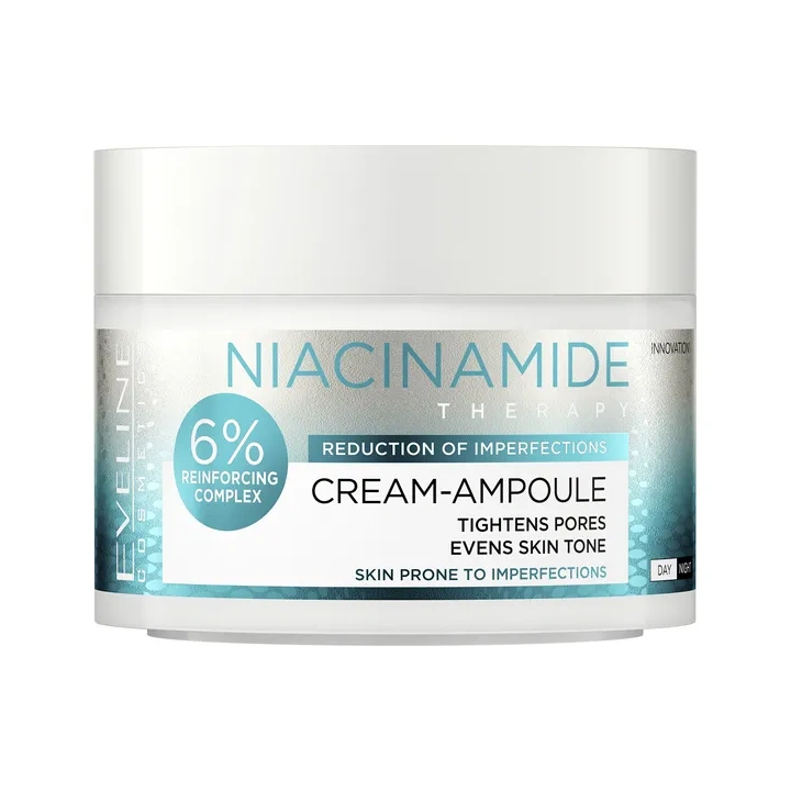 EVELINE Niacynamid Therapy krem-ampułka 6% Kompleks Wzmacniający 50ml