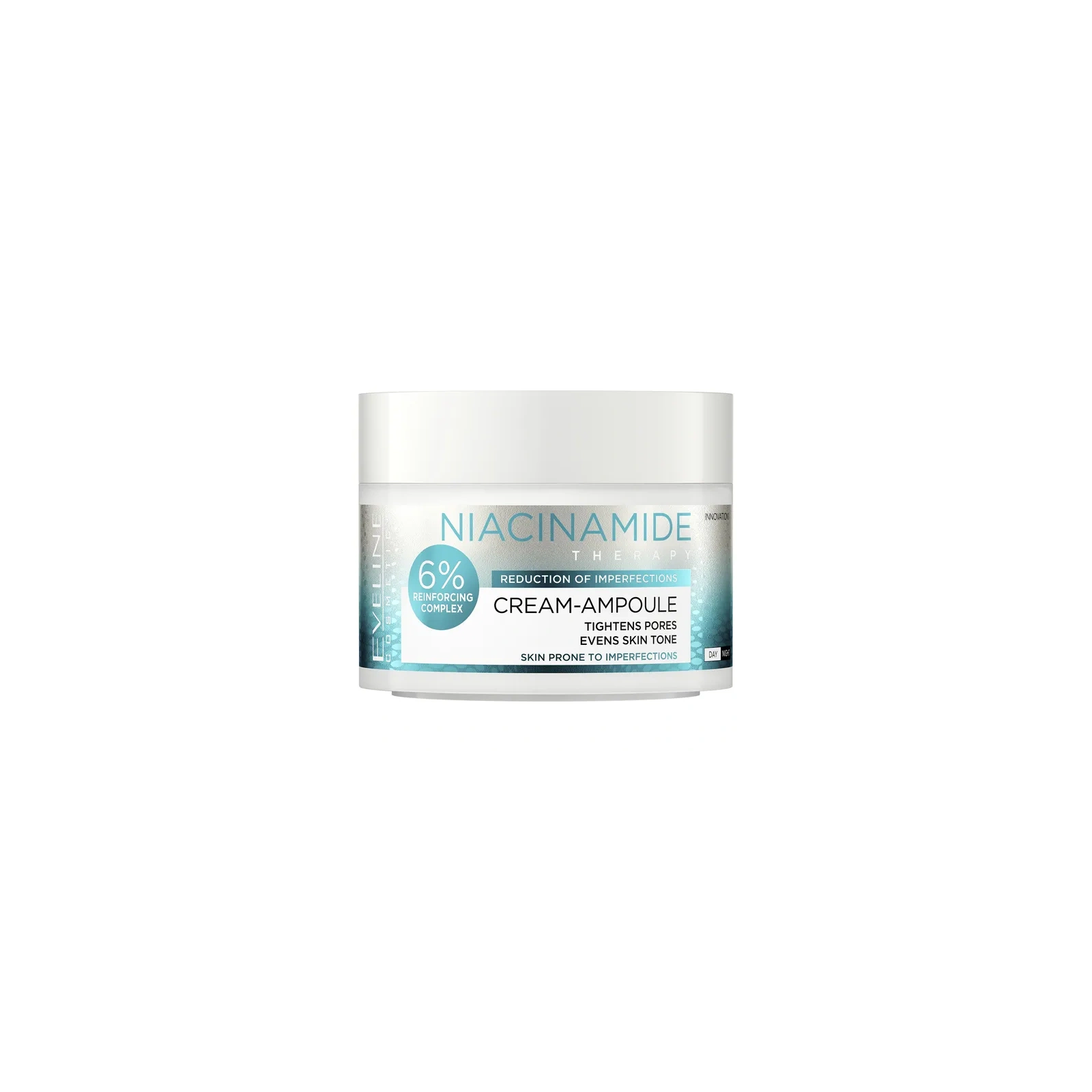 EVELINE Niacynamid Therapy krem-ampułka 6% Kompleks Wzmacniający 50ml