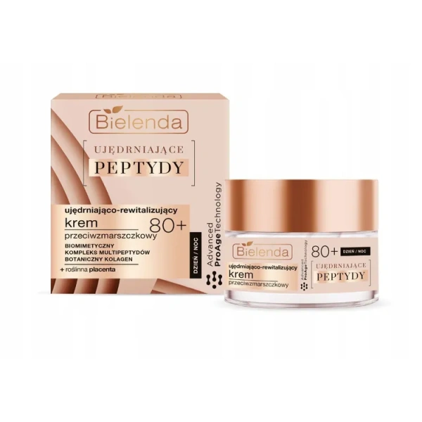 BIELENDA Ujedniające Peptydy krem dzień/noc 80+ 50ml
