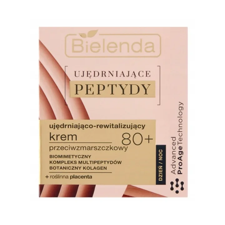 BIELENDA Ujedniające Peptydy krem dzień/noc 80+ 50ml