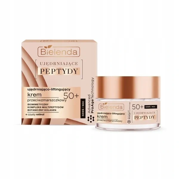 BIELENDA Ujedniające Peptydy krem dzień/noc 50+ 50ml