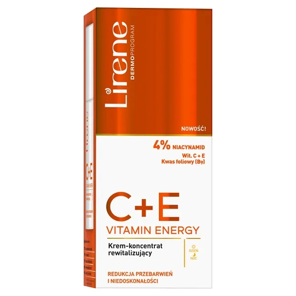 LIRENE Vitamin Energy C+e rewitalizujący krem-koncentrat do twarzy 40ml