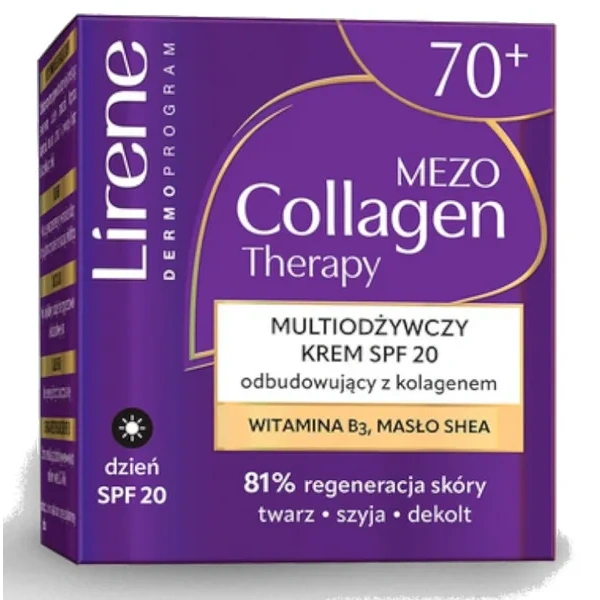 LIRENE Mezo Collagen multiodżywczy krem odbudowujący na dzień SPF20 50ml