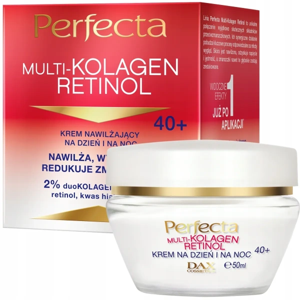 DAX Perfecta Multi-kolagen Retinol 40+ krem nawilżający 50ml