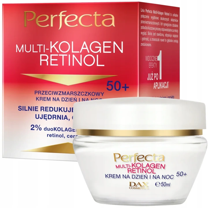 DAX Perfecta Multi-kolagen Retinol 50+ krem przeciwzmarszczkowy 50ml