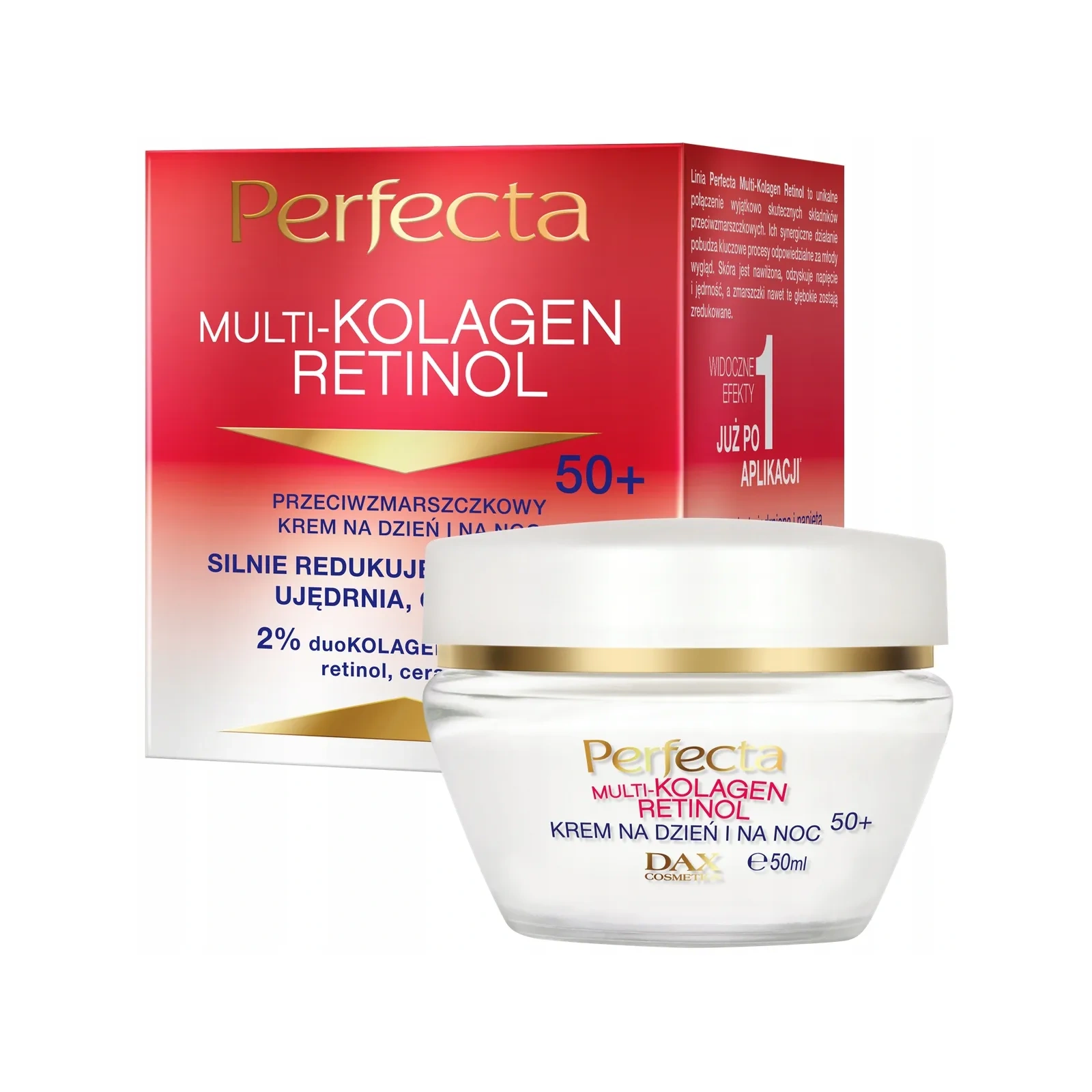 DAX Perfecta Multi-kolagen Retinol 50+ krem przeciwzmarszczkowy 50ml