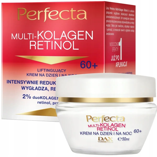 DAX Perfecta Multi-kolagen Retinol 60+ krem liftingujący 50ml