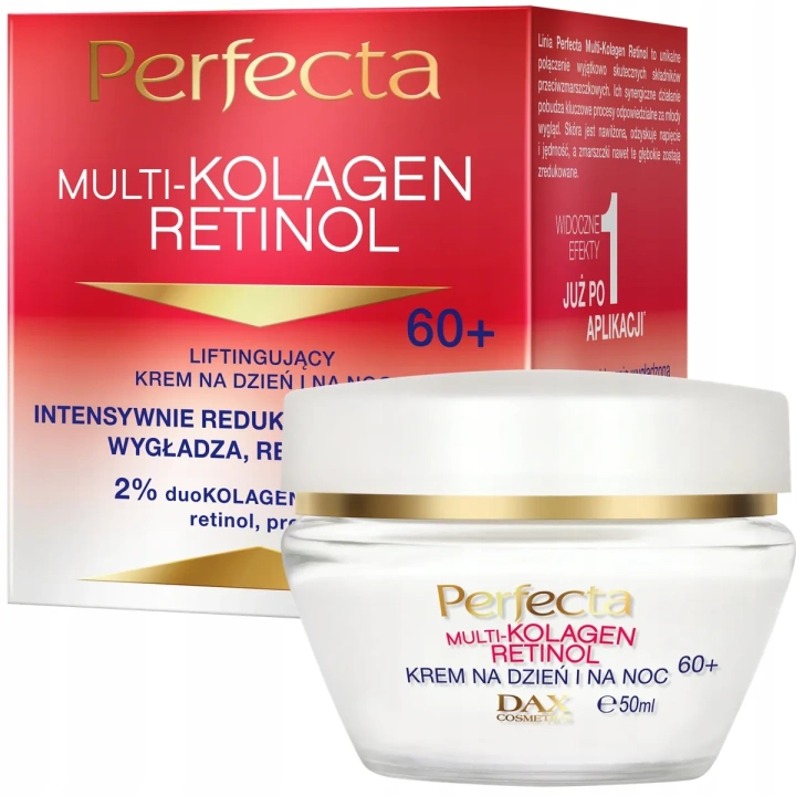 DAX Perfecta Multi-kolagen Retinol 60+ krem liftingujący 50ml