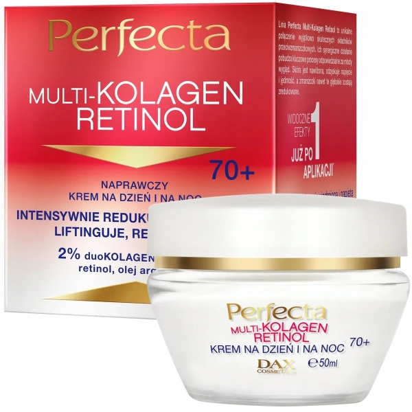 DAX Perfecta Multi-kolagen Retinol 70+ krem naprawczy 50ml