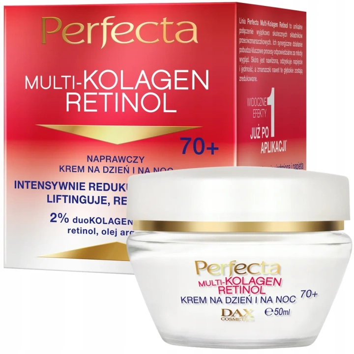 DAX Perfecta Multi-kolagen Retinol 70+ krem naprawczy 50ml