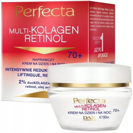 DAX Perfecta Multi-kolagen Retinol 70+ krem naprawczy 50ml