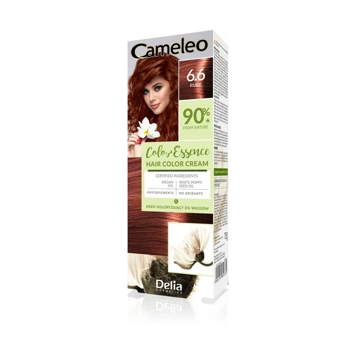 DELIA Cameleo Color Essence krem koloryzujący 6.6 Ruby