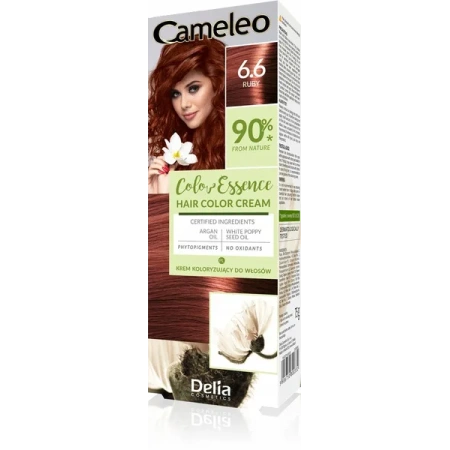 DELIA Cameleo Color Essence krem koloryzujący 6.6 Ruby
