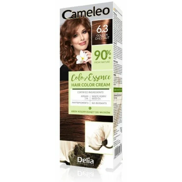 DELIA Cameleo Color Essence krem koloryzujący 6.3 Golden Chestnut