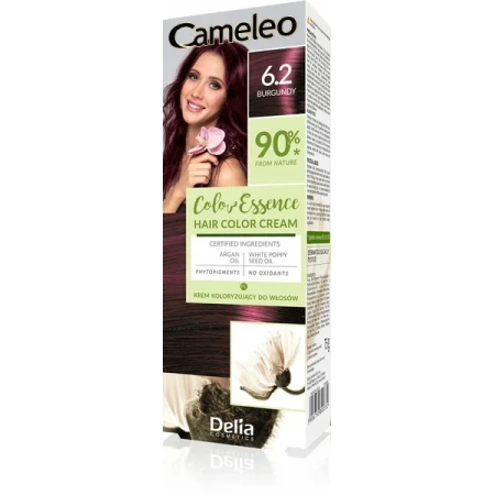 DELIA Cameleo Color Essence krem koloryzujący 6.2 Burgundy