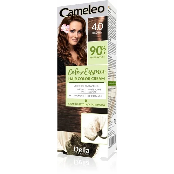DELIA Cameleo Color Essence krem koloryzujący 4.0 Brown