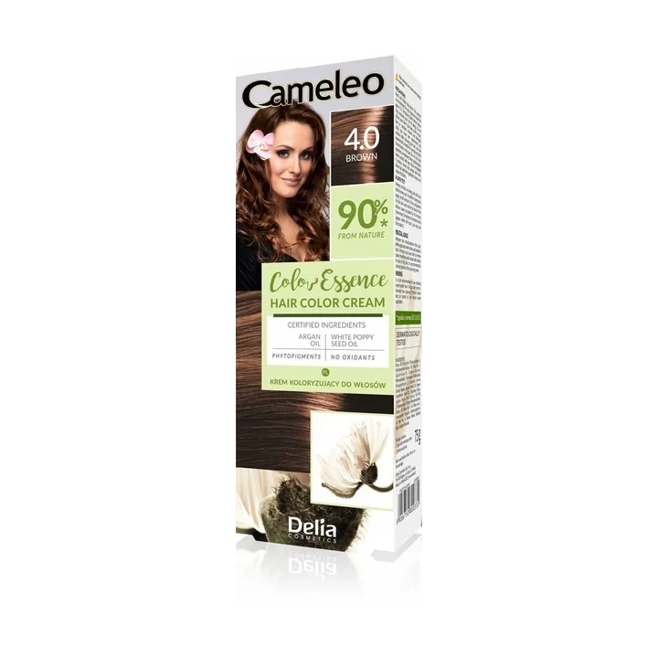 DELIA Cameleo Color Essence krem koloryzujący 4.0 Brown